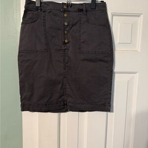 Banana Republic Black Pencil Skirt Knee-Length Casual